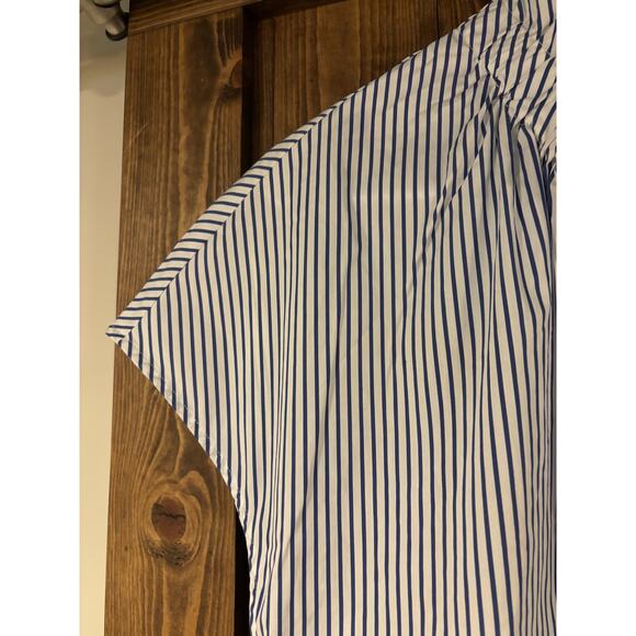 Tuckernuck Pomander Place Blue Stripe Rae Blouse XL - Picture 5 of 8